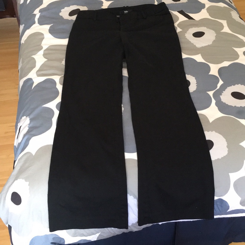 Black bootcut pants